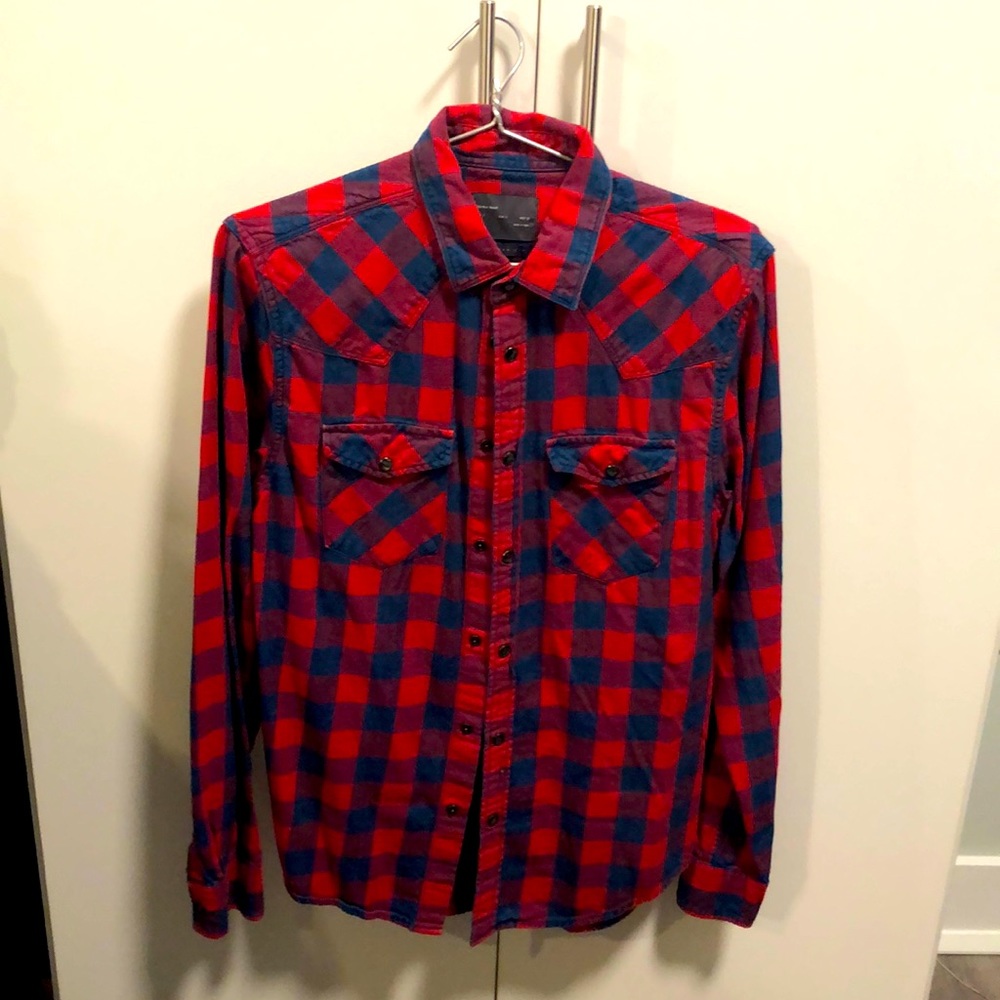 Zara Regular Fit Plaid Shirt
